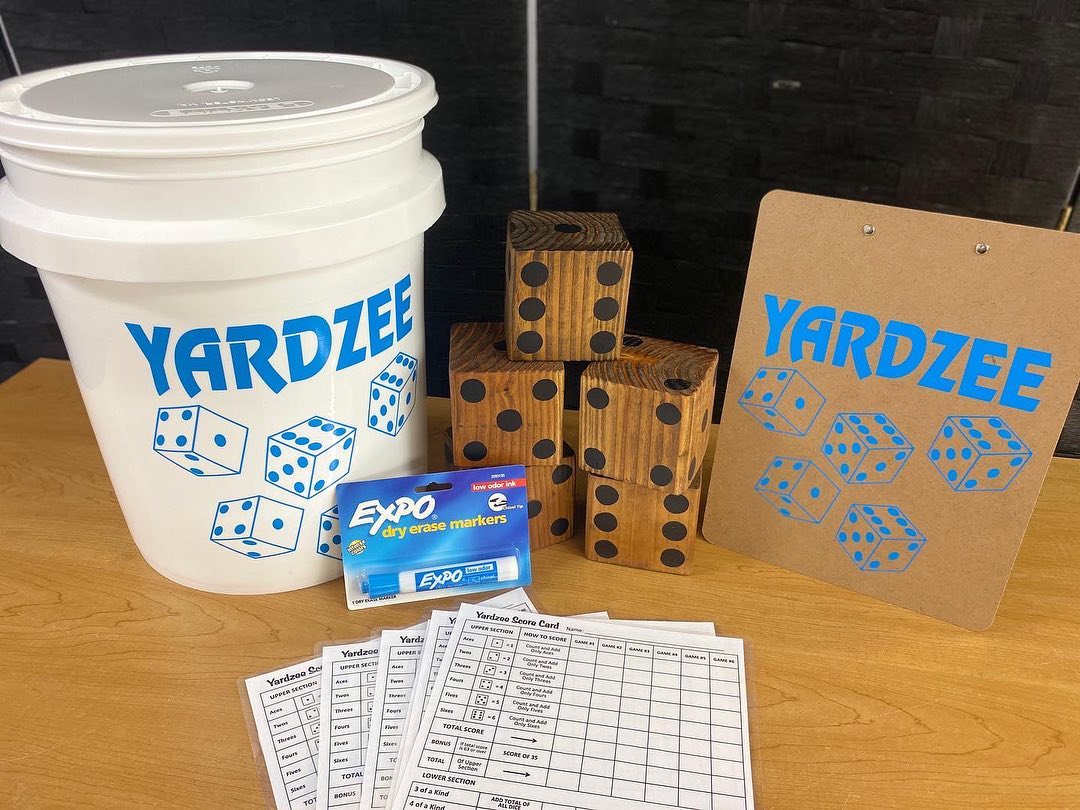 Yardzee - Outdoor way to play this classic game